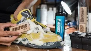 Restorations with Vick - Deep cleaning and Midsole repaint on Jordan Lightning 4's