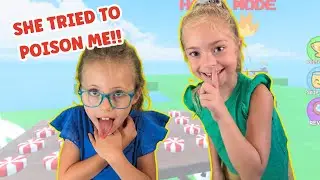 Она пыталась отравить меня в игре Roblox!