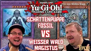 YuGiOh Shaddoll Fossil VS Wei&szlig;er Wald Magistus deutsch | Stream Duell 839 | Master Duel | Trader