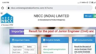 NBCC Result 2022 | NBCC JE Result 2022 | NBCC Junior Engineer Result 2022 | NBCC | #Examdrive