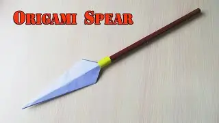Origami Spear | How to make a Paper Spear