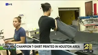 Local T-Shirt printing company tasked with printing ALCS championship shirts