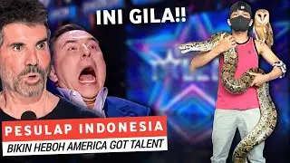 INI SANGAT GILA!! pertunjukan ini sangat-sangat menegangkan sekali bung!! #magician #agt #bgt