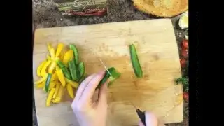 Vegetable Pizza Using Wind & Willow, Farmer's Market - Prairie Gardens