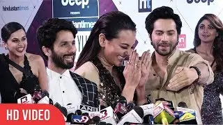 ALL Funny Moment at HT Most Stylish Awards 2018 | Sanjay Dutt, Varun, Sonakshi, Shahid, Tapsee