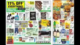 Menards 11% OFF Everything! Sales Ad Flyer 08.03.2023-08.13.2023-Week 25