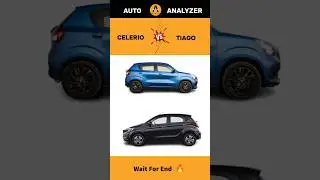 Maruti Celerio 😍 Vs Tata Tiago 🤩 | Amazing Comparison & Review 😱 | #shorts