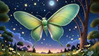 The Mysterious Moth&rsquo;s Moonlight Flight 🦋🌙 | Magical Story for Kids | Educational Kids Video