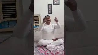 Yoga #guru at my home for Training -Part-17
