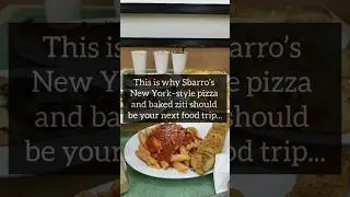 Пицца в нью-йоркском стиле и запеченные зити от Sbarro &ndash; это нечто особенное 🍕🍝 #EkimWorld