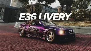 E36 Drift Livery / CarX Drift Racing Online / Customization + Speed Art