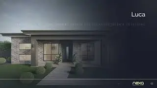 Nexa Homes | New Home Design - Luca | Single-Storey Modern Beauty with multifunctional spaces.🏠✨