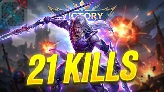 21 KILLS?! 😱 ARLOTT Dominates LEGEND LOBBY | MLBB Ranked