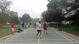 Battle no 321 Doubles Battle BJP Vs police line #tranding #badminton #viralindia #viralnews #sports 