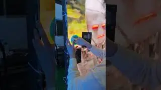Guess what's playing on the LED screen?    #LED display screen #COB #LED #XGL #Display