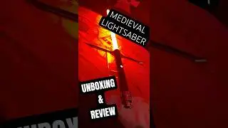 Medieval Lightsaber from @neo.sabers  unboxing and review! #starwars #lightsaber #review #unboxing