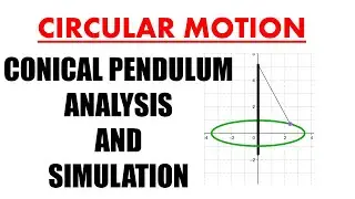 Conical Pendulum Analysis and simulation I JEE MAIN I ADVANCE I NEET I OLYMPIAD