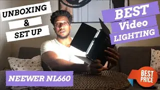 Best Lighting for YouTube Videos UNDER $150! Unboxing and Set Up [Neewer 660 LED Review]