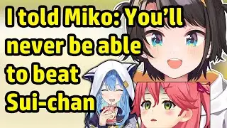 Subaru Laughs at How Sui-chan Crushes Miko in Games (They’re Like Sisters)【Hololive】