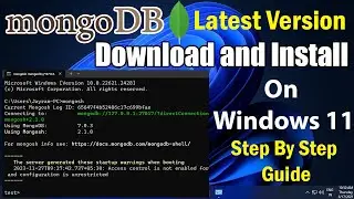 How To Install MongoDB On Windows 11 step by step Guide | How To install mongoDB on windows 10 |