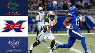 Seattle Dragons vs St Louis BattleHawks Full Game XFL 2020 Week 04