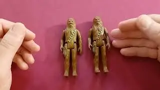 Star Wars Retro Collection Chewbacca and Han Solo (Hoth) Comparison to the Originals