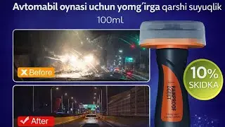 AVTOMABIL OYNASI UCHUN YOMG'IRGA QARSHI SUYUQLIK 🤩