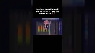 How happy I be while playing on Gameko Games Portal 💃🕺 #shorts #anime #wadada #gameko #games