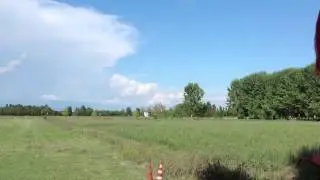 Luca Pescante has fun with T-rex 700E DFC at Praello