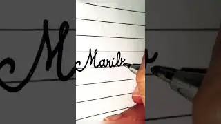 LETTERING|NOMES|MARIBEL #shorts #lettering #calligraphy