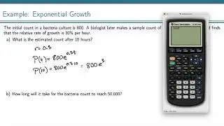 Exponential Growth: Relative Growth Rate