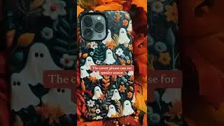 Spooky Floral Ghost Phone Case #fok #phonecase #halloween #spookyseason