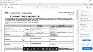 How to fill Additional Family Information Form IMM5406 E