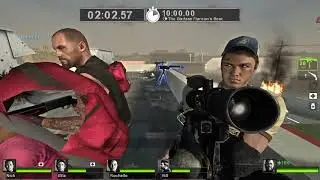 Left 4 Dead 2 Burger king survival with all 8 survivors
