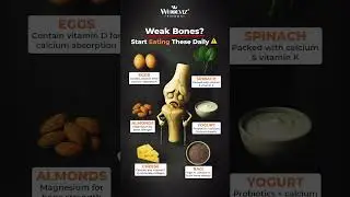 Weak bones? 🚨 Your plate might be the answer. #bellyfatloss #cardioworkout #cleannutrition