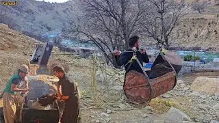 zandegi eshayeri dar del kuhostan ⛰️🐑 | darman gosfandan ba sَma ve sakht kolbeh ba sy̰m&zwnj;buḵsl 🔧🌿