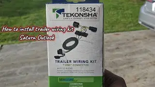 Как установить комплект проводки для прицепа на Saturn Outlook