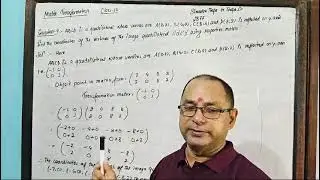 Matrix Transformation #optionalmaths #education #shortvideo