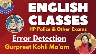 Error Detection | HP Police Constable & HPPSC Exam | #joktaacademyplus