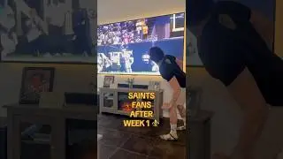 How Saints Fans Were After Week 1  #saints #nfl