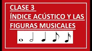 Clase 3: Los índices acústicos y las figuras musicales