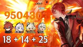 DILUC C6 DRAGONSTRIKE Melt Floor 12 Bot Half 57s Speedrun Abyss 5.8 (No Mov Speed Buff)