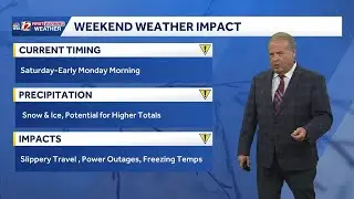 Meteorologist Dave Aiken shares the latest on what to expect ahead of a potential winter storm