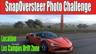 Forza Horizon 5 SnapOversteer Photo Challenge - The start gates of the Los Campos Drift Zone