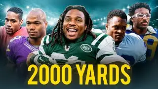 Meet the Only NFL Players to Ever Rush for 2,000+ Yards in a Season!