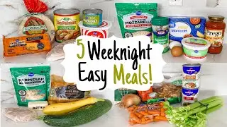 WHAT'S FOR DINNER? 5 DELICIOUS WEEKNIGHT MEALS MADE EASY!! | JULIA PACHECO
