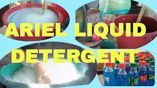 LETS MAKE ARIEL LIQUID DETERGENT FROM WISE CLEANER #wisecleaner #arielliquiddetergent #negosyo