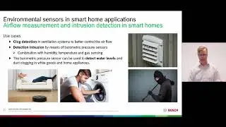 Environmental Sensors in smart home applications #BME680 #BME690 #BM688 #bosch #Boschsensortec