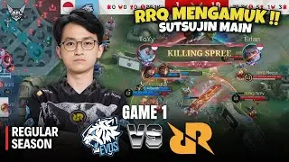 RRQ AGRESIF BANGET! DERBY KLASIK RRQ VS EVOS GAME 1 MPL-ID S16 WEEK 4 DAY 3 WITH KO LIUS