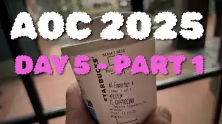 DAY 05/01 | Advent of Code 2025 | Rust | COFFEE SHOP VIBES ☕